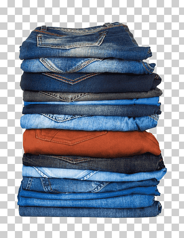 fondos de mezclilla azul, pantalones vaqueros, ropa, fotografía, una pila de pantalones vaqueros doblados, azul, blanco, fotografía png