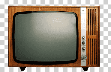 vintage brown crt television, television, tv retro, blanco, retro, patrón retro png