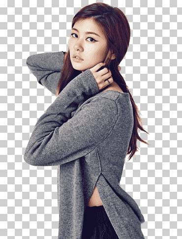 mujer vestida con camisa de manga larga gris, jung tan min, en el cine, actrices coreanas, mujer png