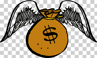 bolsa de dinero volando efectivo, bolsa de dinero, pago, logo, Reino libre png