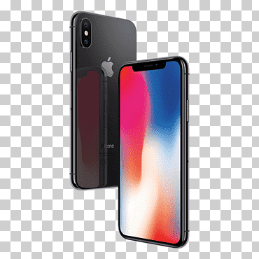 dos espacio gris iphone x, iphone 8 más teléfono apple a11, iphone x, electrónica, artilugio, caja del teléfono móvil png
