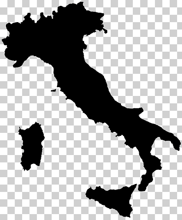 regiones de italia mapa en blanco, uae, monocromo, silueta, Reino libre png