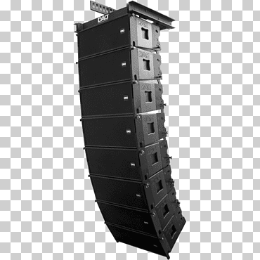 sistema de refuerzo de sonido line array altavoz de woofer, truss con luz, diverso, ángulo, estructura png