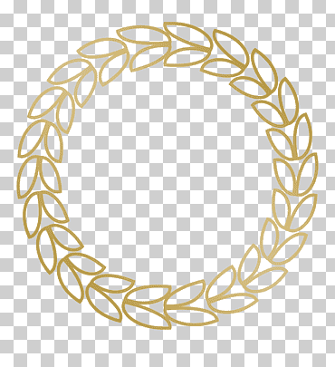 Ilustración de corona de pan de oro, círculo euclidiano, borde circular, frontera, cuadro, feliz cumpleaños vector imágenes png