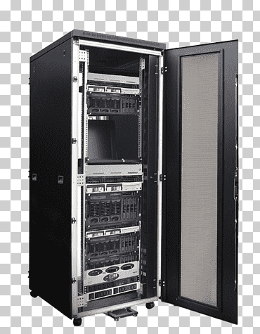 Rack de 19 pulgadas, sala de servidores, sala de servidores, gabinete eléctrico hewlett-packard, hewlett-packard, Red de computadoras, dispositivo electronico, Estante de 19 pulgadas png
