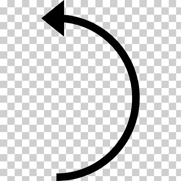 Flecha negra, flecha semicírculo iconos de computadora curva, línea curva, texto, monocromo, negro png