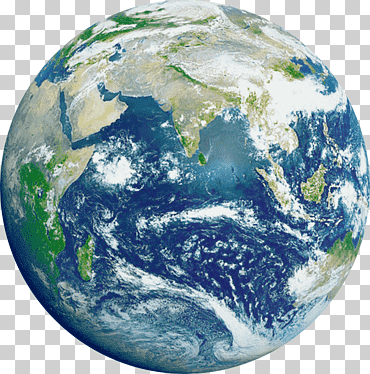 Tierra el azul mármol espacio planeta planeta satélite, tierra, globo, atmósfera, esfera png