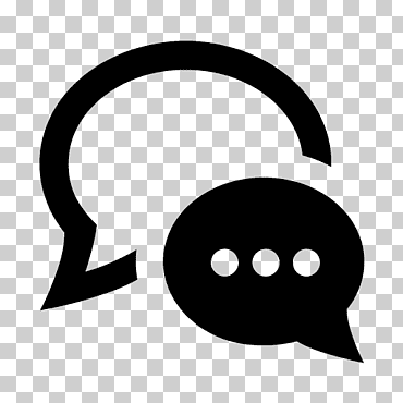 globo de discurso iconos de computadora, burbuja que habla, globo de habla, chat en línea, negro png