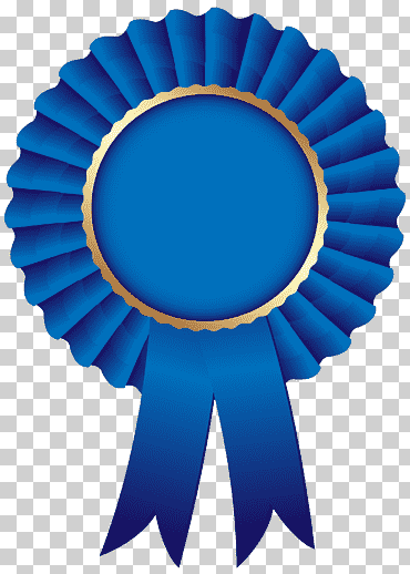 cinta azul, roseta de cinta azul, cinta de roseta azul, azul, cinta, medalla png