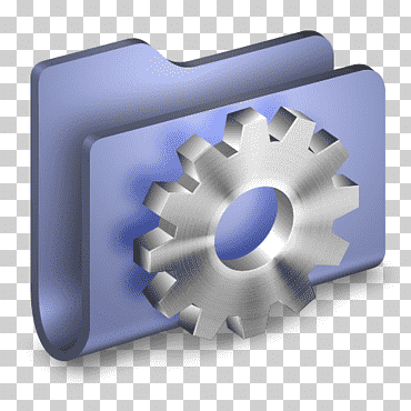 Ilustración de engranaje gris, ángulo de accesorios de hardware, carpeta azul de desarrollador, ángulo, Fondo de escritorio, carpetas de aluminio png