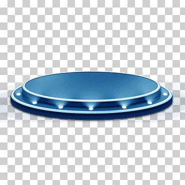 plataforma de escenario azul con luces, luz, fondo de cartel de dibujos animados arena círculo azul, azul, póster, marco de círculo png
