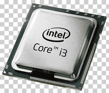 Procesador Intel Core i3 gris y verde, Intel Core i7 Procesador central Intel Core i5, procesador CPU, electrónica, computadora, inteligencia png