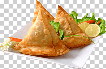 comida india comida callejera samosa dahi puri cocina vegetariana, productos horneados, comida, receta png