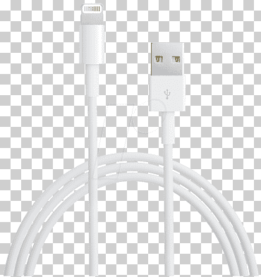Cargador de batería iPhone 8 Lightning Apple Cable de datos, Lightning, electrónica, cable, dispositivo electronico png