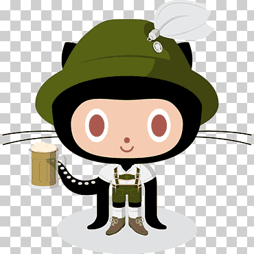 Software de código abierto de repositorio de código fuente github, github inc., dibujos animados, personaje de ficción, tenedor png