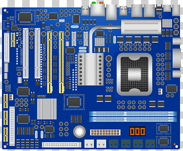 placa base hardware, placa de circuito, electrónica, computadora, dispositivo electronico png