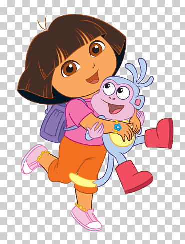 Dora la exploradora y botas, bota de dibujos animados, dora., juego, niño, mano png