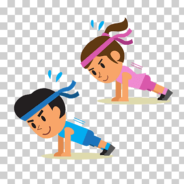 ejercicio físico tablón de dibujos animados estiramiento, ejercicio, deporte, mano, brazo png