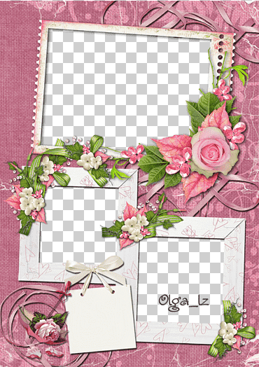 Tres marcos de collage blanco, marco, marco de humor s, frontera, cuadro, arreglos florales png