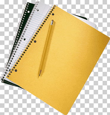 Tres cuadernos de primavera de varios colores, cuaderno de lápices, cuaderno., diverso, suministros, Suministros escolares png