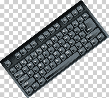 teclado de computadora barra espaciadora, teclado negro partes de computadora, electrónica, pelo negro, computadora png