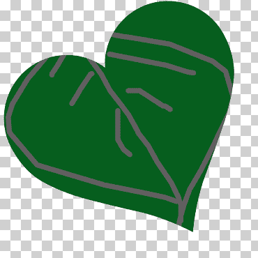 tocado de hoja, hoja, hoja, mano, corazón png