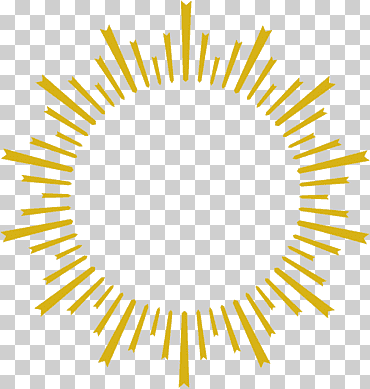 Diseño gráfico, personalidad de los rayos dorados del sol, rayos del sol amarillos., rectángulo, simetría, luz del sol png