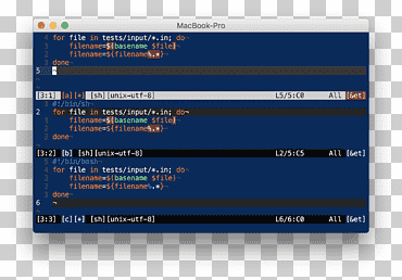 برنامج الكمبيوتر Bash KornShell Vim Shell script، Shell, نص, برنامج كمبيوتر, وسائط png