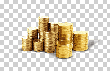 moneda de oro dinero hucha, monedas de oro, ahorro, Servicio, oro png