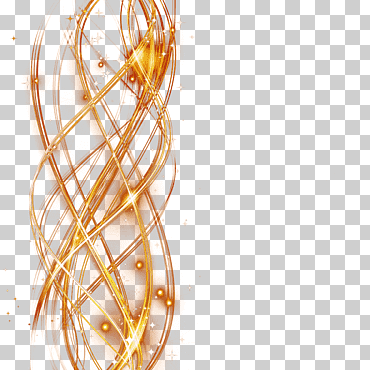línea de oro efecto de luz, barra de oro decorada, decoraciones de línea de oro, efecto de luz dorada png