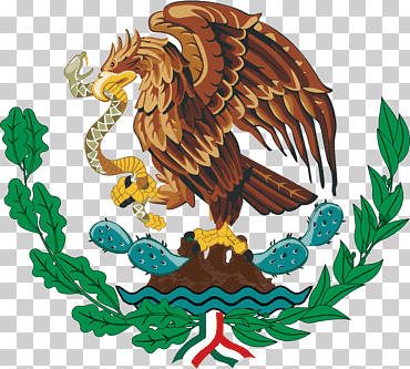 Pájaro marrón mordiendo ilustración serpiente verde, escudo de armas de México tenochtitlan imperio azteca nueva España, México, diverso, bandera, fauna png