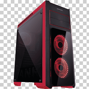 carcasas y carcasas de ordenador tarjetas gráficas y adaptadores de vídeo atx rojos, pc gamer, blanco, computadora, dispositivo electronico png
