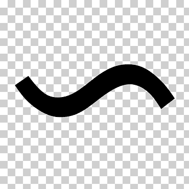 tilde wave dash Ñ signo, symbol, diverso, ángulo, texto png
