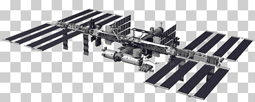 satelite negro y gris, nasa iss 2011, transporte, astronave, negro png