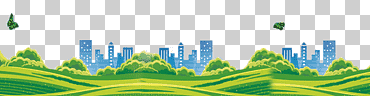 Caricatura de edificio verde, hierba de ladera verde y edificios, edificio, fondo de pantalla de la computadora, hierba png
