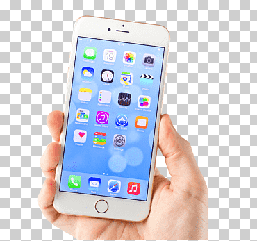 persona que tiene encendido el iPhone 6, iPhone 6, iPhone 6 y iPhone 4s, iPhone 6 y blanco, electrónica, artilugio, teléfono móvil png