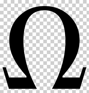 ohm  's ley símbolo voltaje omega, símbolo de paz, diverso, texto, cable de cables eléctricos png