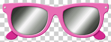 Gafas de sol de estilo wayfarer de montura rosa, gafas de sol gafas de color rosa, rosa, púrpura, lente, Violeta png