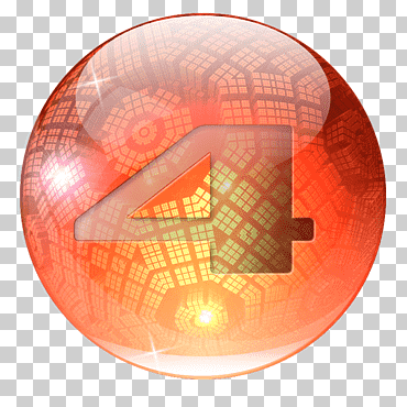 Computer Icons Computer program Computer Software, four, orange, computer Program, sphere png