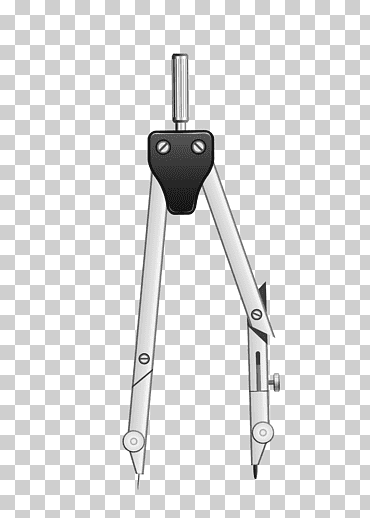 regla de compás de herramienta, herramienta de enseñanza de plata compás, ángulo, herramientas de construcción, feliz cumpleaños vector imágenes png