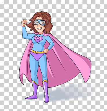 super mamá ilustración, madre mujer dibujo superhéroe, super mamá, mano, gente, dibujos animados png