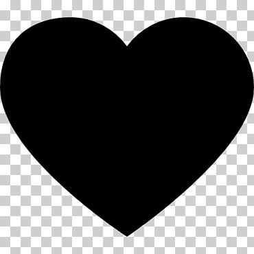 Arte de corazón negro, iconos de computadora de símbolo de corazón, silueta en forma de corazón, amor, cdr, corazón png