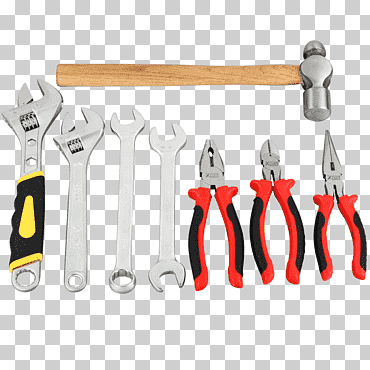 herramientas manuales de varios colores, herramientas de corte, hardware, bricolaje, tienda, ángulo, computadora, llave inglesa png