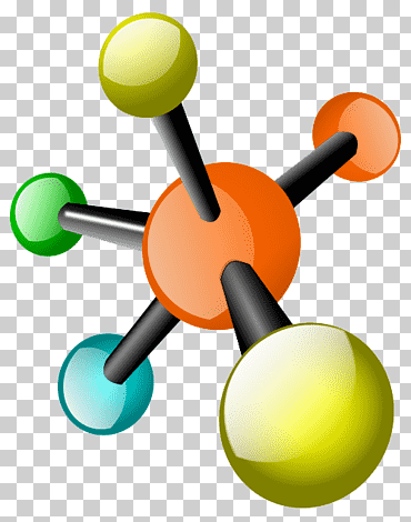 molécula de varios colores, química enlace químico sustancia química molécula enlace covalente, moléculas, diverso, elemento químico, comida png