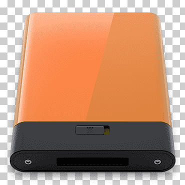 Dispositivo electrónico rectangular negro y naranja, dispositivo electrónico teléfono inteligente dispositivo multimedia, naranja, artilugio, electrónica, computadora png