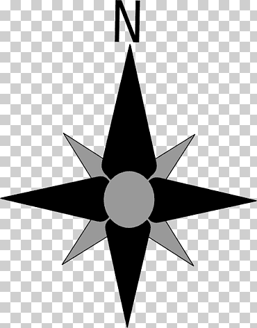 iconos de computadora del norte flecha, norte, ángulo, simetría, Brújula png