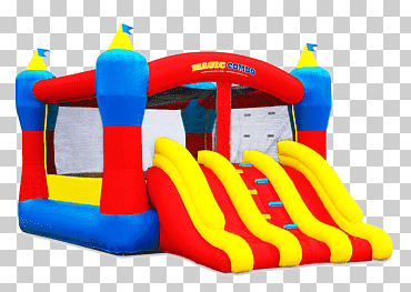 toboganes inflables castillo fiesta parque deslizante, saltando, niño, Servicio, globo png