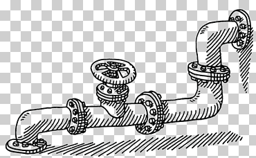 Válvula tubo de agua de dibujo, agua, mano, monocromo, transporte por tubería png