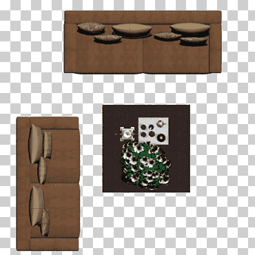 Almohadas marrones en el sofá, sofá, sala, alfombra, sofá, casa, marrón, mueble png