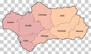 granada andalucía reino occidental de jaén mundo occidental, andalucia, mapa, Europa Oriental, Oeste png
